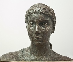 T�te d'ange, 2005 (bronze, 24x34x20cm)
